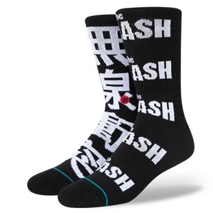 NWT Stance x THE CLASH RADIO CREW SOCKS Size L 9-13